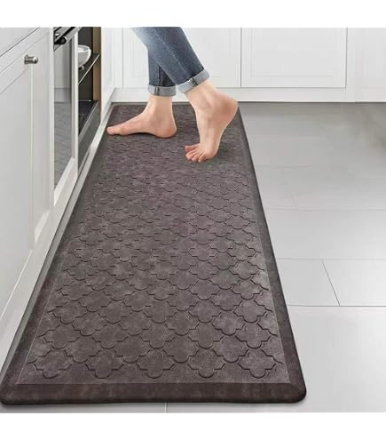 HEBE Extra Large Anti Fatigue Comfort Mats for Kitchen Standing